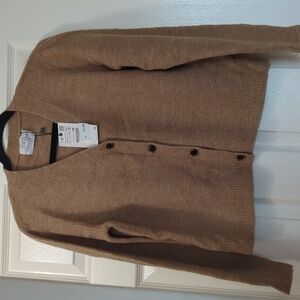 Suéter ZARA size 13-14 niña color camel